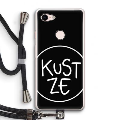 KUST ZE: Pixel 3 Transparant Hoesje met koord