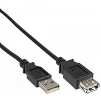 Delock 83401 USB-kabel USB 2.0 USB-A stekker, USB-A bus 0.50 m Zwart