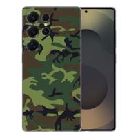 TPU Hoesje Samsung Galaxy S25 Ultra - Army Dark Backcover
