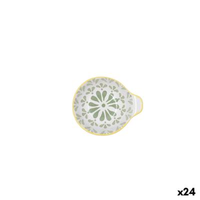 Aperitiefschaaltje Quid Velvet Groen Keramisch 11,5 x 10 x 3,8 cm (24 Stuks)