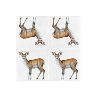 Esschert Design servetten ree 33x33cm