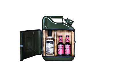 The Stillery Giftset 10L - Groen - Stalen Jerrycan - Functioneel en Stijlvol - Opslag - Uniek Cadeau Idee
