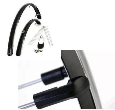 Euro Stel spatborden 28 inch 46 pvc zwart fender