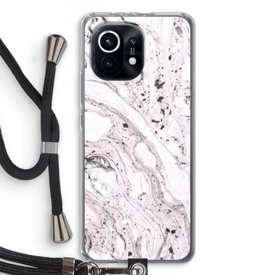 Mengelmoes: Xiaomi Mi 11 Transparant Hoesje met koord
