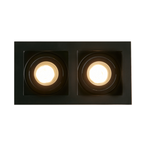 Outlight Inbouwspot Grid 2 zwart 510504