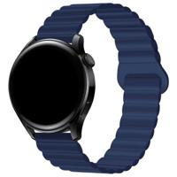 Samsung Galaxy Watch 6 Classic Magnetische Siliconen Band - Blauw Samsung Galaxy Watch 6 Classic Magnetische Siliconen Band - Blauw