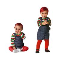 Kostuums voor Baby's Bloederige Pop Halloween Maat 12-24 Maanden