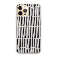 Moroccan stripes: iPhone 13 Pro Max Transparant Hoesje