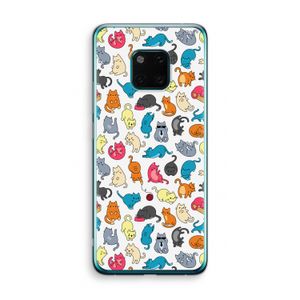 Kleurrijke katten: Huawei Mate 20 Pro Transparant Hoesje