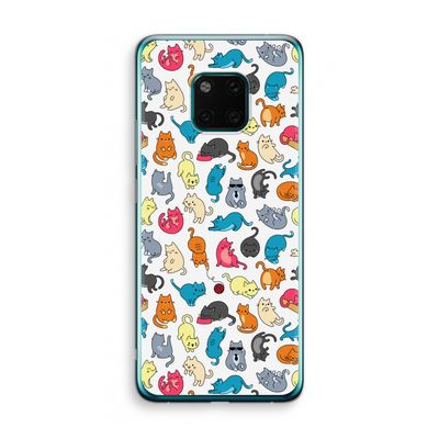Kleurrijke katten: Huawei Mate 20 Pro Transparant Hoesje