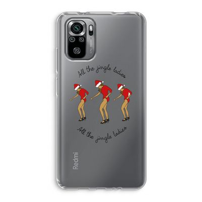 Jingle Ladies: Xiaomi Redmi Note 10S Transparant Hoesje