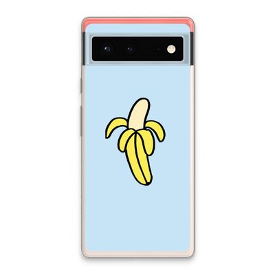 Banana: Google Pixel 6 Transparant Hoesje