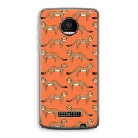 Cheetah: Motorola Moto Z Force Transparant Hoesje