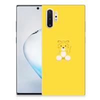 Samsung Galaxy Note 10 Plus Telefoonhoesje met Naam Baby Leopard Samsung Galaxy Note 10 Plus Telefoonhoesje met Naam Baby Leopard
