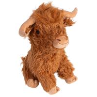Honden knuffel Highland Cow Shaggy, brown, Maat: 2