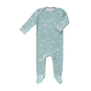 Fresk pyjama met voetjes Rainbow ether blue Maat