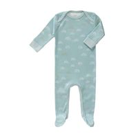 Fresk pyjama met voetjes Rainbow ether blue Maat