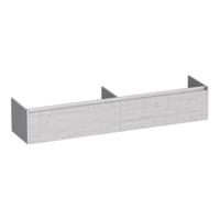 Brauer Embrace Wavy - Onderkast - 200 cm - met 2 Softclose Lades Greeploos en 2 Sifon Uitsparingen - Forest Seashell