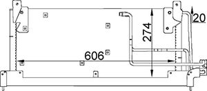 Condensor, airconditioning AC223000S