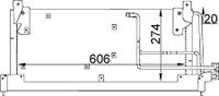 Condensor, airconditioning AC223000S