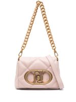 LIU JO logo-plaque quilted crossbody bag - Rose - thumbnail