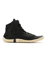 Osklen leather hi-top sneakers - Noir