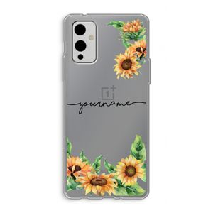 Zonnebloemen: OnePlus 9 Transparant Hoesje