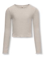 Kids ONLY winter top meisjes - beige - KogNella - stretch fit, longsleeve
