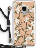 Blossoming spring: Samsung Galaxy S9 Transparant Hoesje met koord