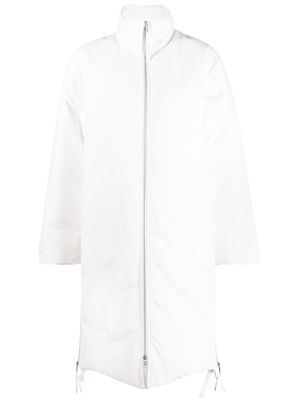 Jil Sander doudoune à col montant - Blanc