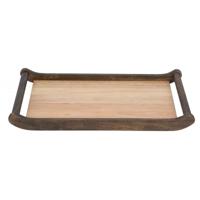 Dienblad - 42 x 24 cm - hout - serveerblad - keukenbenodigdheden