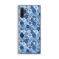 Blauw motief: Samsung Galaxy Note 10 Plus Transparant Hoesje Blauw motief: Samsung Galaxy Note 10 Plus Transparant Hoesje