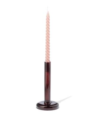 HEMA Kandelaar 8.5x10cm glas bruin (bruin)