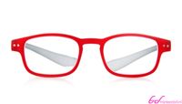 Unisex Leesbril Leesbril Readloop Clan-Rood/Grijs 2609-04-+3.50 | Sterkte: +3.50 | Kleur: Grijs