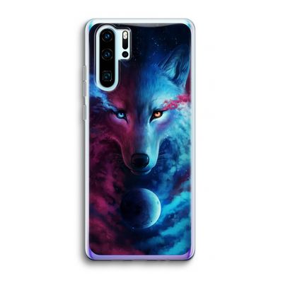 Where Light And Dark Meet: Huawei P30 Pro Transparant Hoesje