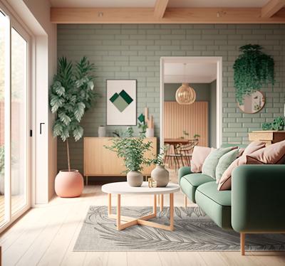 Tropische weefseleffect Vinyl tapijt Bloemen en planten Tropische weefseleffect Vinyl tapijt Bloemen en planten