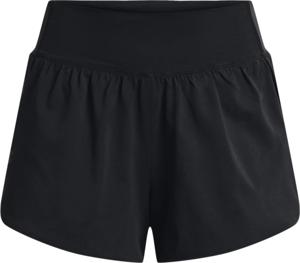 Under Armour Flex Woven 2 in 1 Sportshort Dames Zwart maat XS