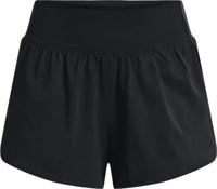 Under Armour Flex Woven 2 in 1 Sportshort Dames Zwart maat XS - thumbnail