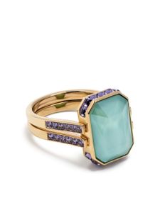 Swarovski bague Chroma Motif - Vert