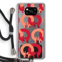 Dogs: Xiaomi Poco X3 NFC Transparant Hoesje met koord
