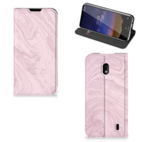 Nokia 2.2 Standcase Marble Pink - Origineel Cadeau Vriendin - thumbnail