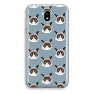It's a Purrr Case: Samsung Galaxy J5 (2017) Transparant Hoesje