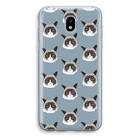 It's a Purrr Case: Samsung Galaxy J5 (2017) Transparant Hoesje