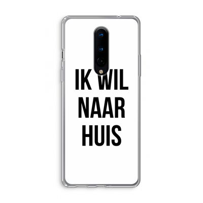 Ik wil naar huis: OnePlus 8 Transparant Hoesje