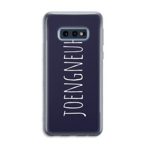 Joengneuh!: Samsung Galaxy S10e Transparant Hoesje
