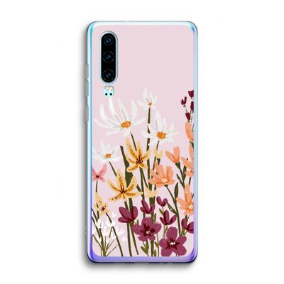 Painted wildflowers: Huawei P30 Transparant Hoesje