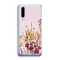 Painted wildflowers: Huawei P30 Transparant Hoesje