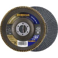 Rhodius 211333 Lamellenschijf Diameter 125 mm Boordiameter 22.23 mm RVS, Staal 1 stuk(s)