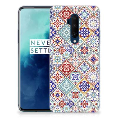 OnePlus 7T Pro | TPU | Siliconen hoesje | Tiles Color OnePlus 7T Pro | TPU | Siliconen hoesje | Tiles Color