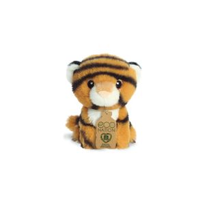 Eco Nation Pluchen Knuffel Mini Tijger 13 cm